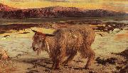 William Holman Hunt The Scapegoat painting